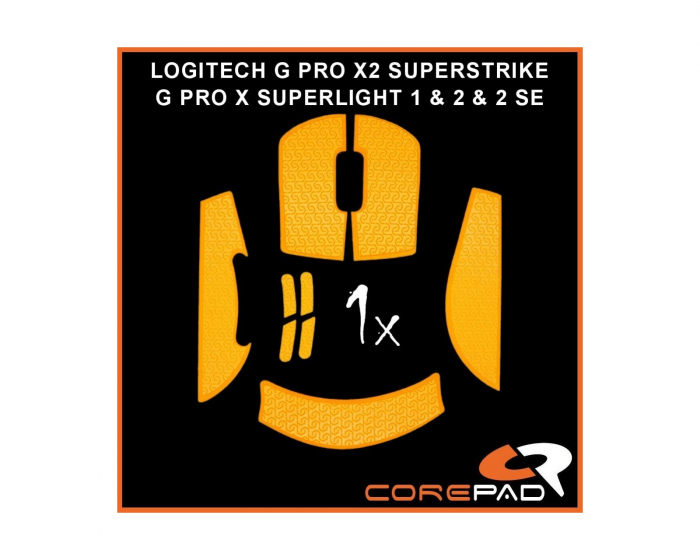 Corepad Soft Grips For Logitech G PRO X SUPERLIGHT 1 / 2 / 2 SE & X2 SUPERSTRIKE