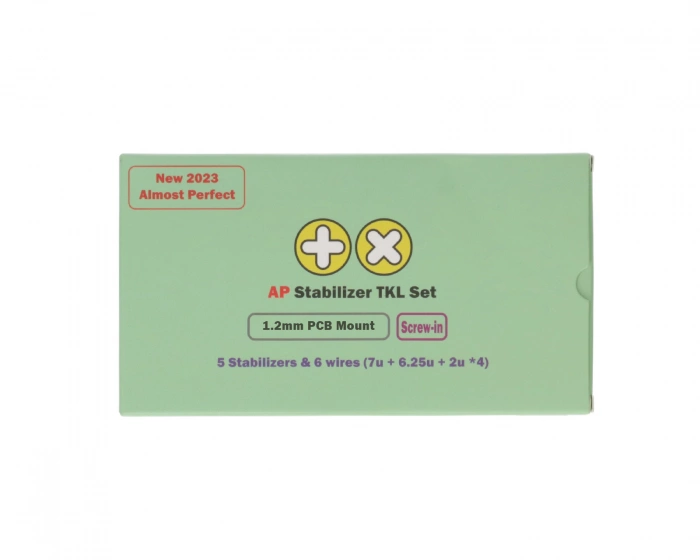 TX Keyboards AP Stabilizer Screw-in 1.2 - Green/White