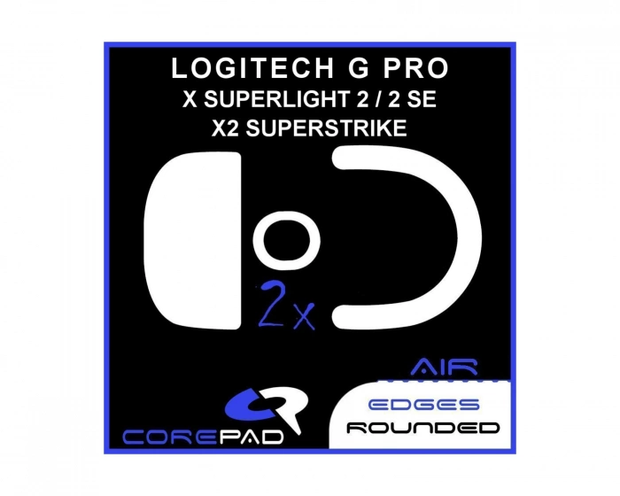 Corepad Skatez AIR for Logitech G PRO X SUPERLIGHT 2 / 2 SE & X2 SUPERSTRIKE