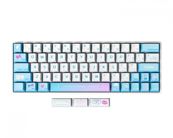 Sikakeyb HM66 HE Magnetic Keyboard [Gateron Jade] - White