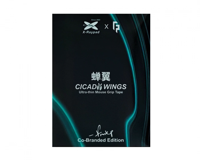 X-raypad x RandomFrankP Cicada Wings v2 Universal Slicks Grip Tape - Midnight Camo