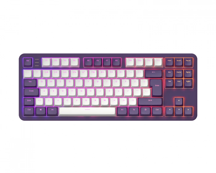 Dark Project ALU87 RGB Gaming Keyboard - Violet [g3ms Sapphire]