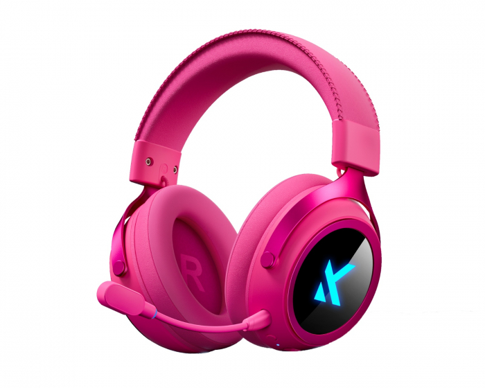 MCHOSE X9 Wireless Gaming Headset - Rose Red