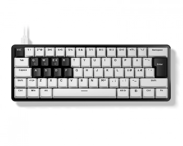 Pulsar PCMK 3 HE 60 Magnetic Keyboard ISO ND - White