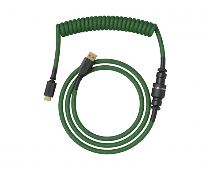Glorious Coil Cable - Forest green