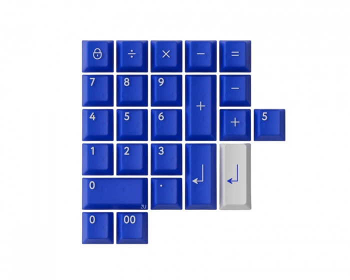 KBDfans PBTfans Klein Blue R3 - Numpad kit