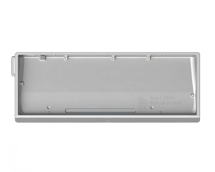 Wooting 60HE v2 Aluminum Case - Bright Silver